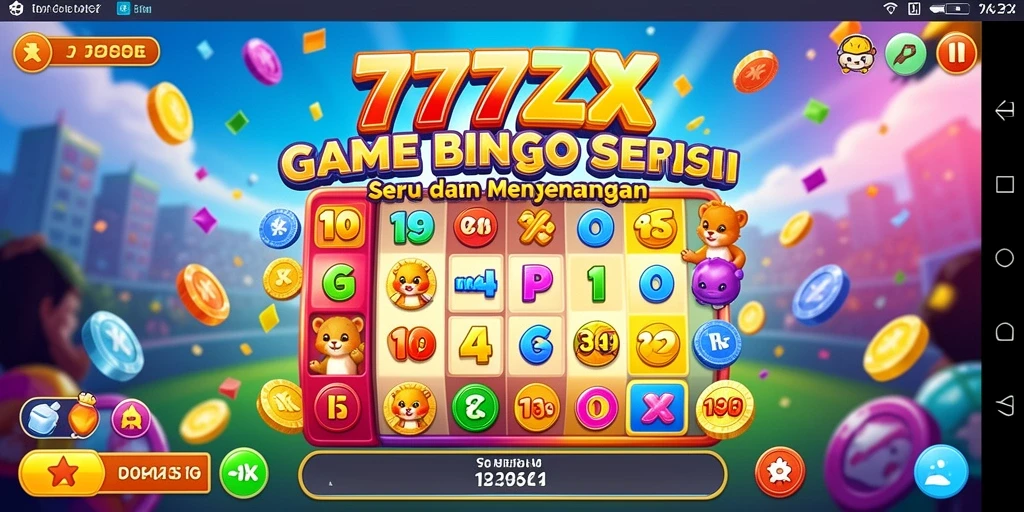 Tampilan screenshot gameplay Bingo 777ZX yang seru.