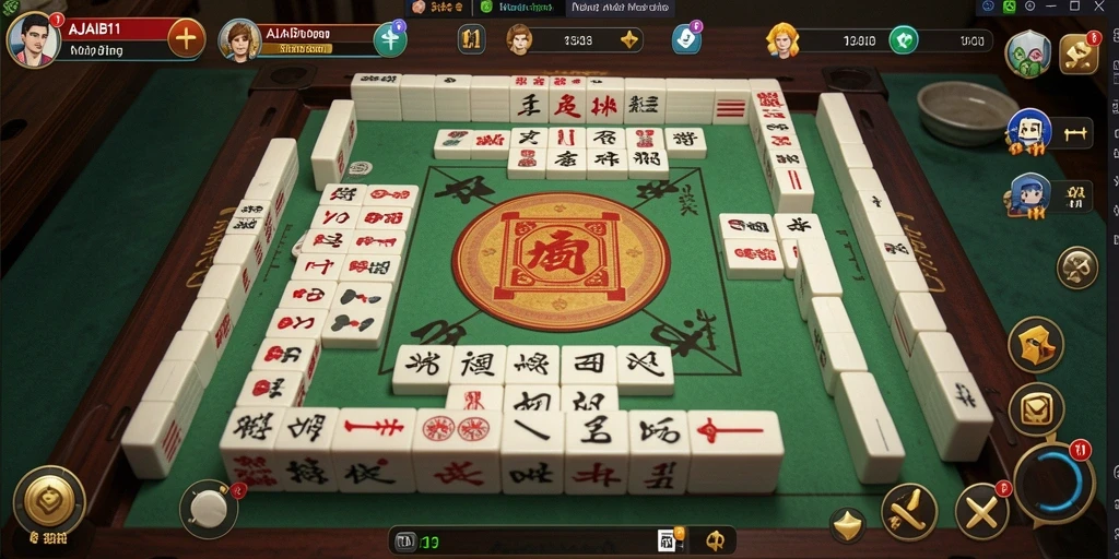 Tampilan gameplay AJAIB11 yang menarik dan menantang dalam permainan Mahjong.