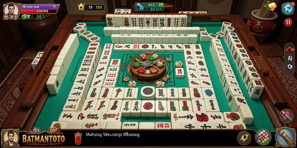 Screenshot gameplay BATMANTOTO menampilkan asyiknya permainan Mahjong.