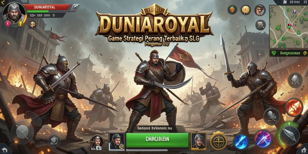 Gambar tampilan gameplay DUNIAROYAL yang mengasyikkan.