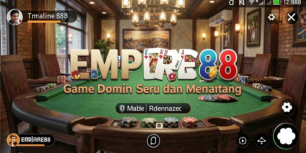 Screenshot gameplay Domino menarik dari EMPIRE88.
