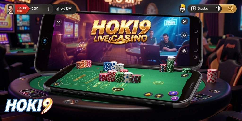 Gameplay HOKI9 yang seru dan mendebarkan di Live Casino.
