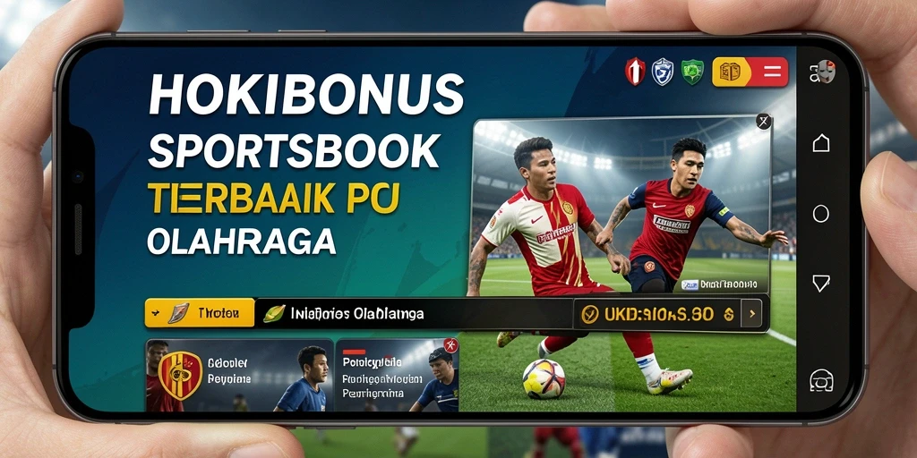 Screenshot utama HOKIBONUS menampilkan gameplay sportsbook yang menarik.