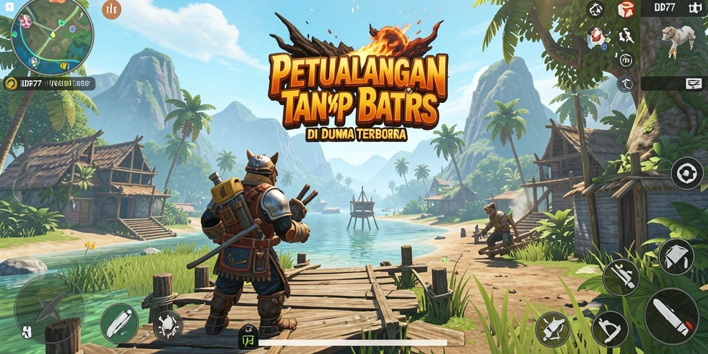 Tampilan menarik dari gameplay Open World IDR77 yang menakjubkan.