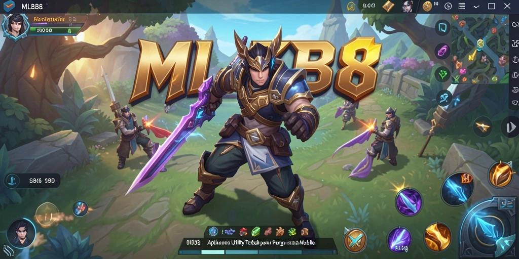 Tampilan antarmuka MLBB8 yang sederhana dan fungsional untuk pengoptimalan game.