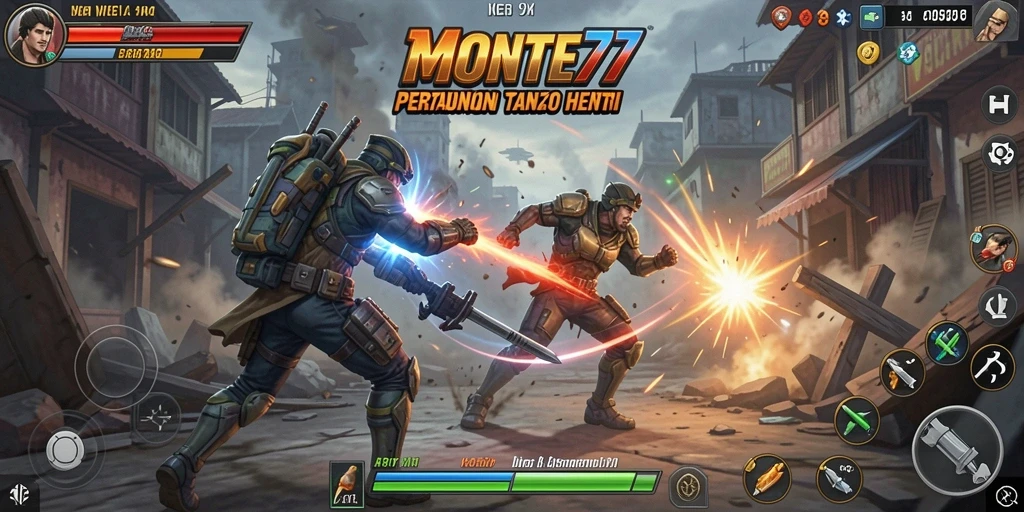 Gameplay mendebarkan dengan grafis memukau di MONTE77.