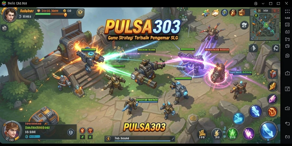 Tampilan gameplay seru di PULSA303 yang menampilkan pertempuran strategis.