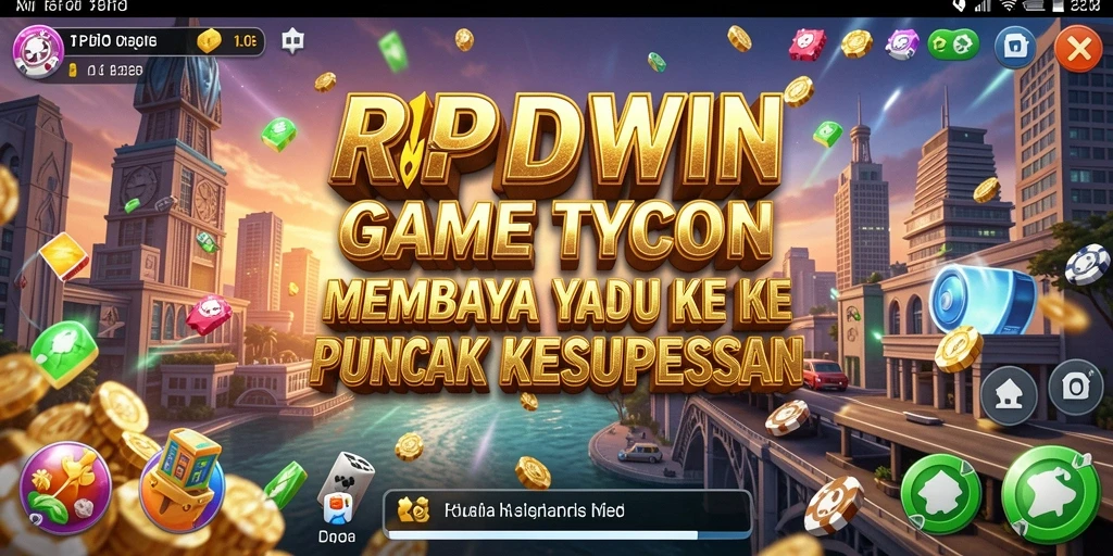 Screenshot RPIDWIN menampilkan pengalaman gameplay Tycoon yang seru.