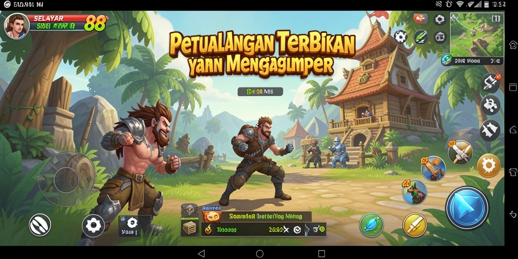 Tangkapan layar gameplay menampilkan petualangan mendebarkan di dunia terbuka.