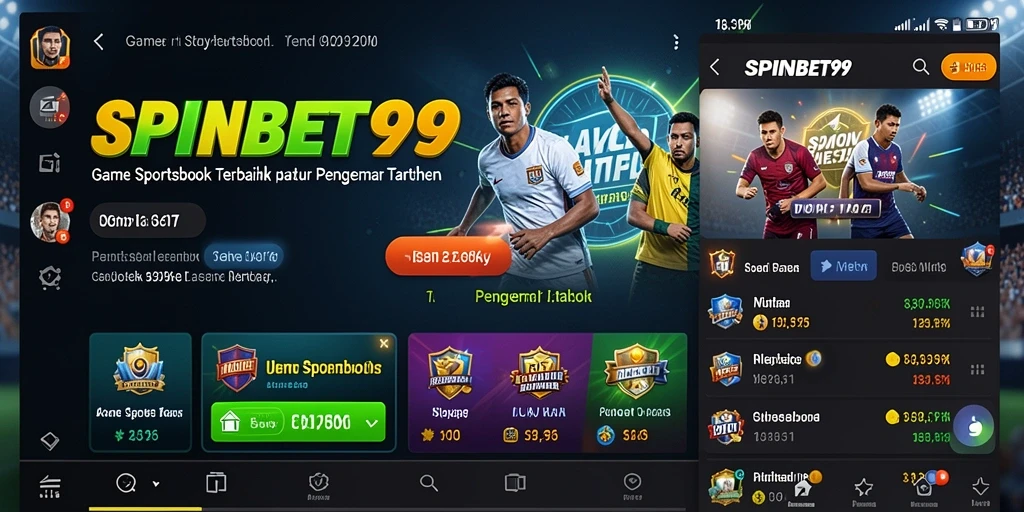 Tampilan antarmuka SPINBET99 saat taruhan olahraga berlangsung.