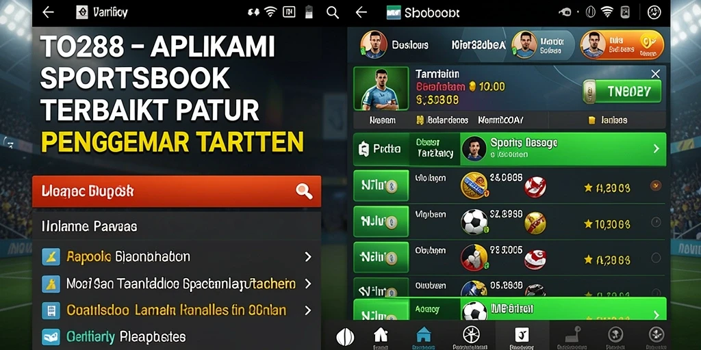Screenshot aplikasi TO288 menunjukkan antarmuka pengguna yang menarik dan mudah digunakan.